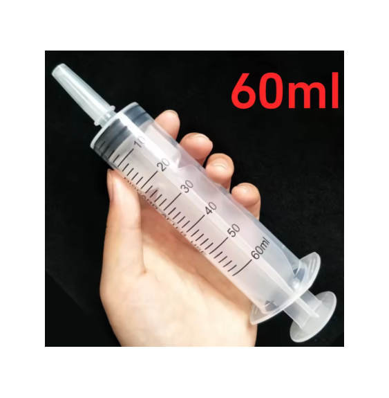 Strzykawka do karmienia papug, zwierząt 60ml